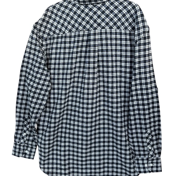 Ativa Black and White Casual Button Down Shirt - Picture 2 of 6